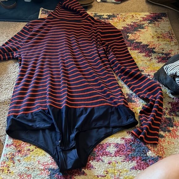 J crew xl striped Bodysuit - Picture 3 of 7